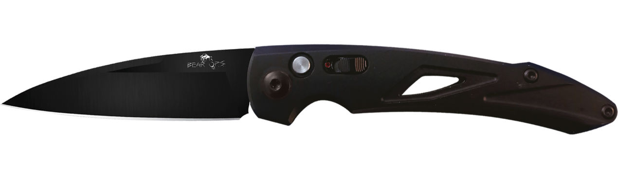 Knives Bear&Son Cutlery BSN BOLD ACTION XVI AUTO BLACK